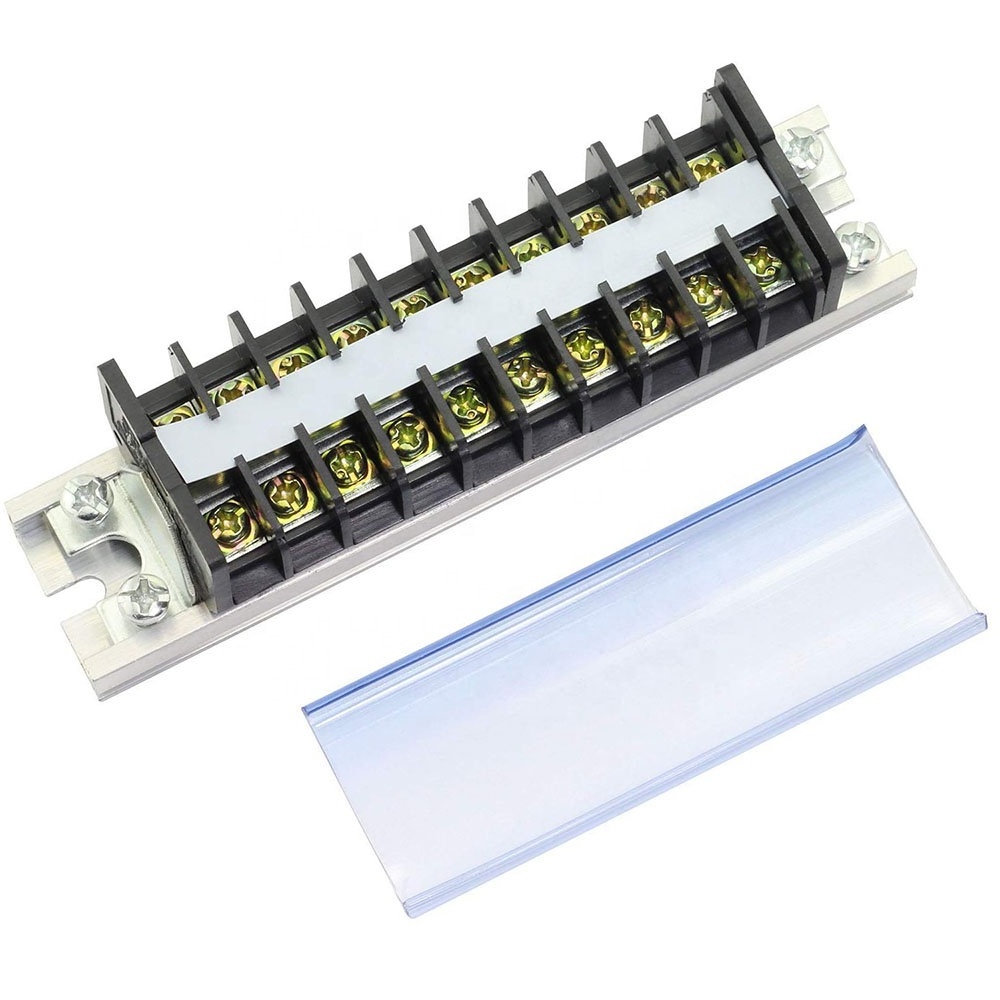 TD-1510 660V 15A Dual 10 Pole Din Rail Electric Terminal Strip Block