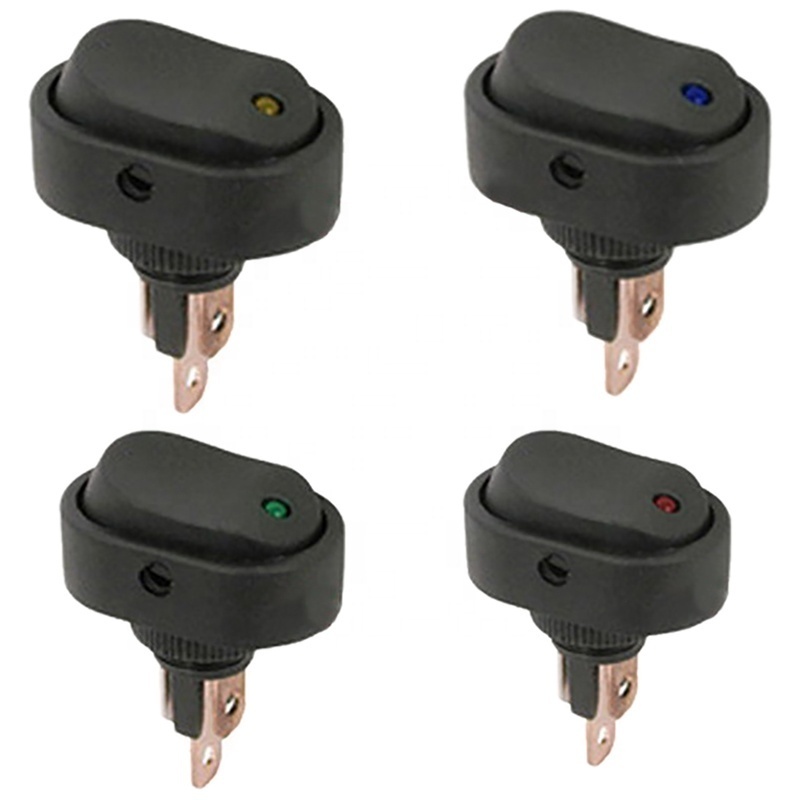 ASW-20D Oval Car Boat Marine Auto Motorcycle 3P Rocker toggle switch