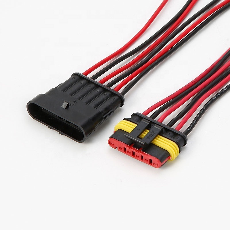 Quality Waterproof Male Female Auto Harness Pin 18AWG wire connector