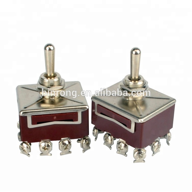 4PDT 12 pins toggle switch changeover power switch