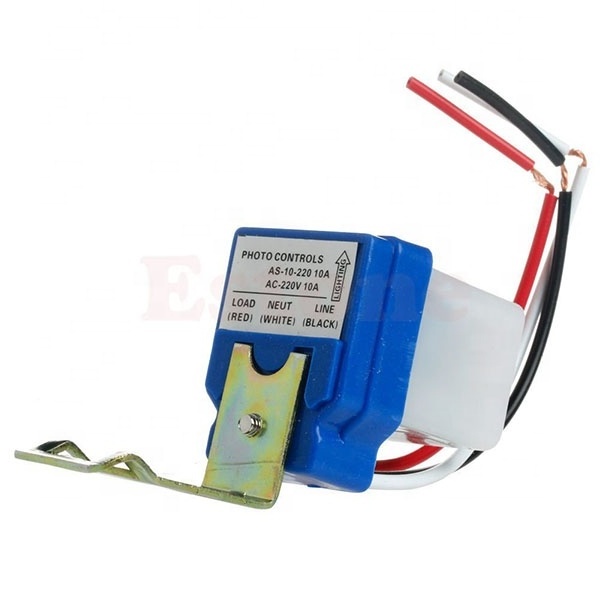 AS-10 AC/DC 12V 10A Auto On Off Street Light Switch Photo Control Sensor switch