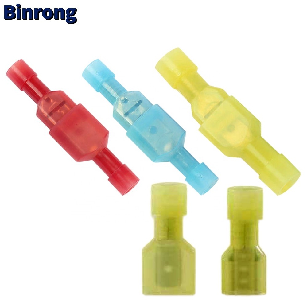 12-10AWG Nylon Fully Insulated Male/Female Quick Splice Wire Disconnect Electrical Crimp Terminal Connector