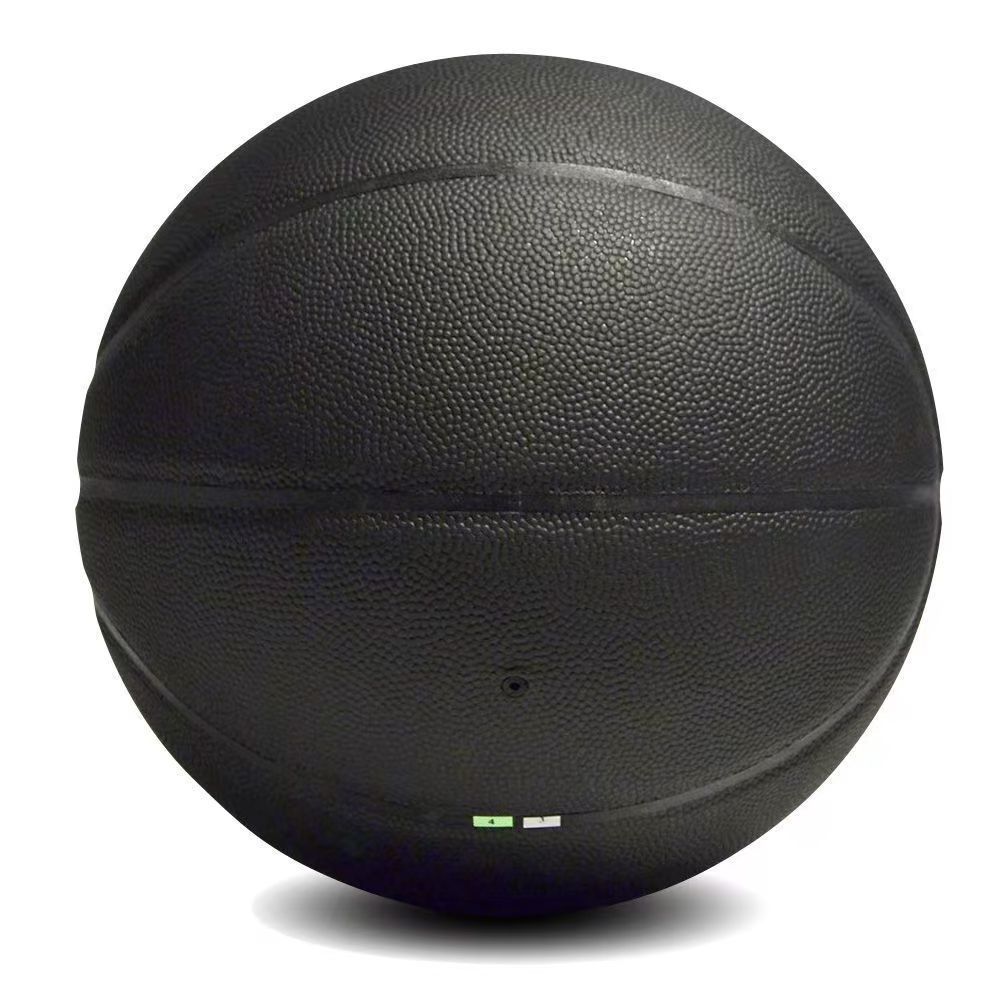 No Logo Black Composite Basketball training custom print logo outdoor and indoor game ball in bulk basketball