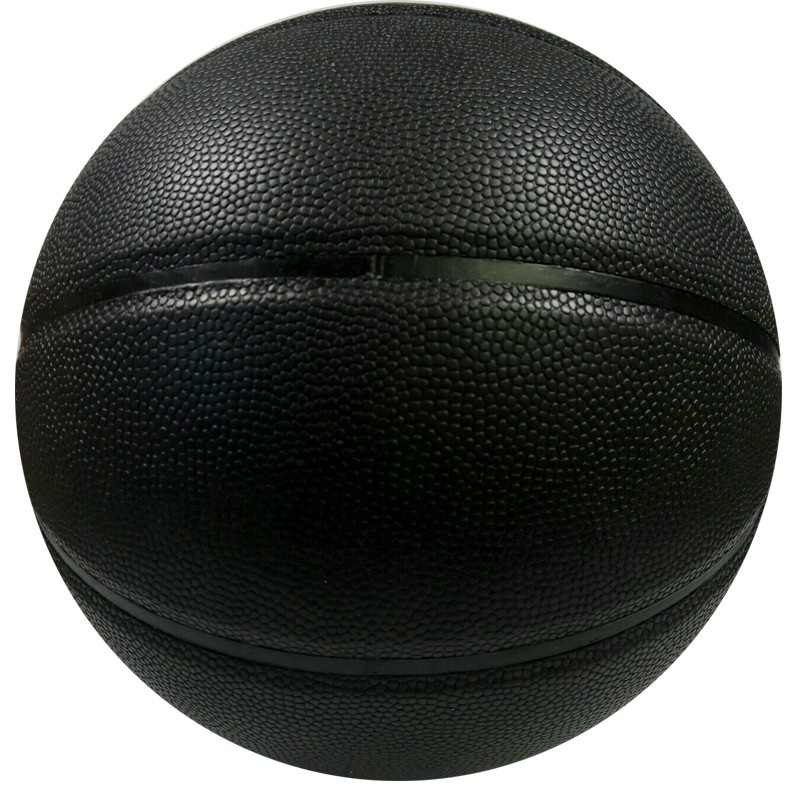 No Logo Black Composite Basketball training custom print logo outdoor and indoor game ball in bulk basketball