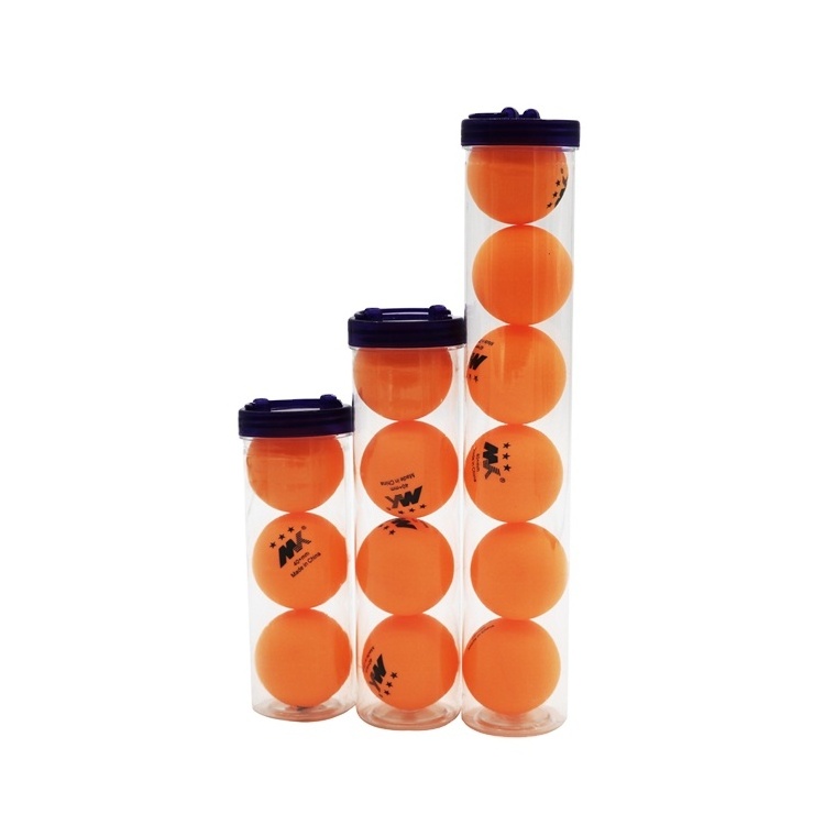 ITTF approved  ABS table tennis balls pingpong ball white color orange  3 Stars Table Tennis Ball