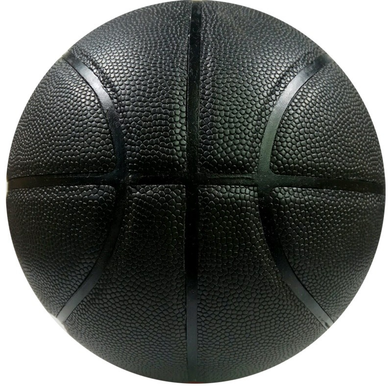 No Logo Black Composite Basketball training custom print logo outdoor and indoor game ball in bulk basketball