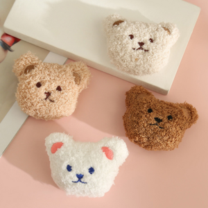 Wholesale cute mini cotton stuffed bear doll crafts custom carton plush animal doll toy accessories other wall decoration