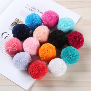 Round 5cm Thick Woollen Yarn Pompom Balls DIY Crafts Pom Poms Wedding/Christmas Home Decoration Baby Hat Sewing Accessories