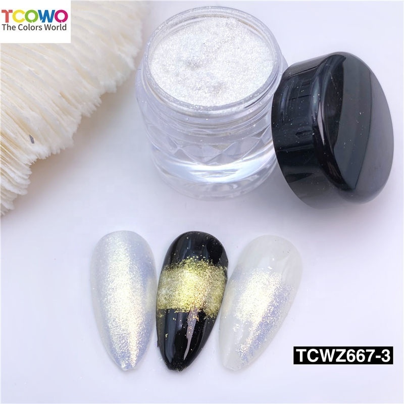 Shimmering Diamond Magic Mirror Powder Dazzling Aurora Pigment For Stunning press on nailss Art Crafts and DIY Projects Body And Hair Art