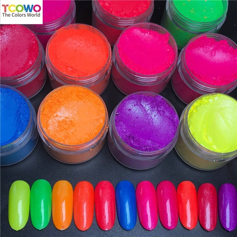 Wholesale UV Pigments Neon Pigment Fluorescent dye Powder for Masterbatch (Polyolefin & PET) Plastic spray paint Body Glitter