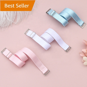 Factory wholesale Women's 1.5 cm 15 mm Bra Shoulder Strap Replacement Elastic Adjustable Removable Multi Color Bras Straps