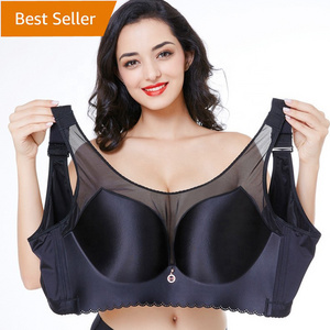 2022 Hot Selling Women Full Cup breathable Comfort Seamless Push Up Underwire bras plus size 38-52 C D DD bra