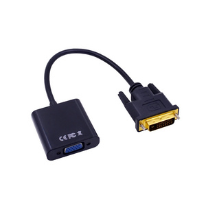 1080P DVI-D to VGA Adapter 25 Pin DVI Male to 15 Pin VGA Female Cable Video Converter for PS3 PC Computer HDTV Monitor