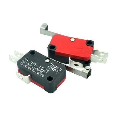 V-156-1C25 15A Micro Switch Push Button SPDT Momentary Snap Action Limit Switch Travel Switch