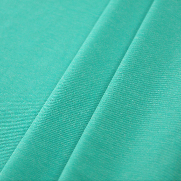 110gsm 4 way stretch 87 polyester 13 spandex melange fabric for yoga