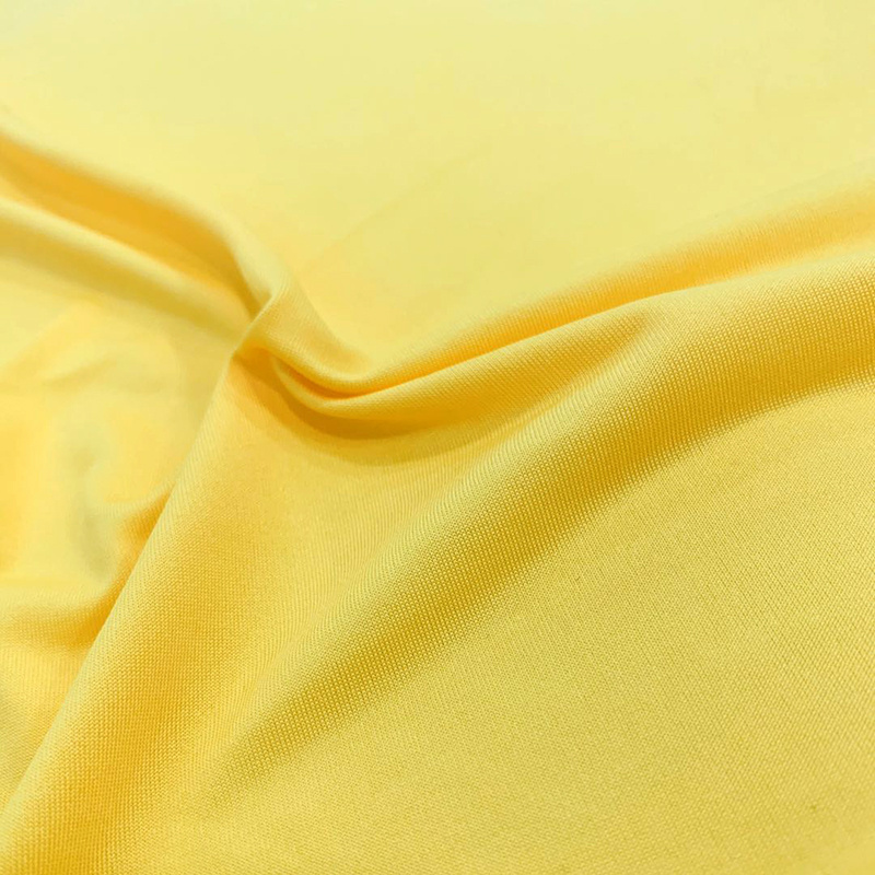 Buy fabric from China 180gsm stock lot polyester elastane milk silk fabric