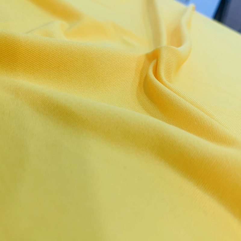 Buy fabric from China 180gsm stock lot polyester elastane milk silk fabric