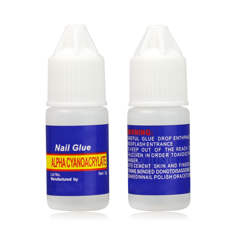 BIN Wholesale Nail Glue 2.5G 3G For Press On Adhesives Nail Art Decoration False Tips Glue