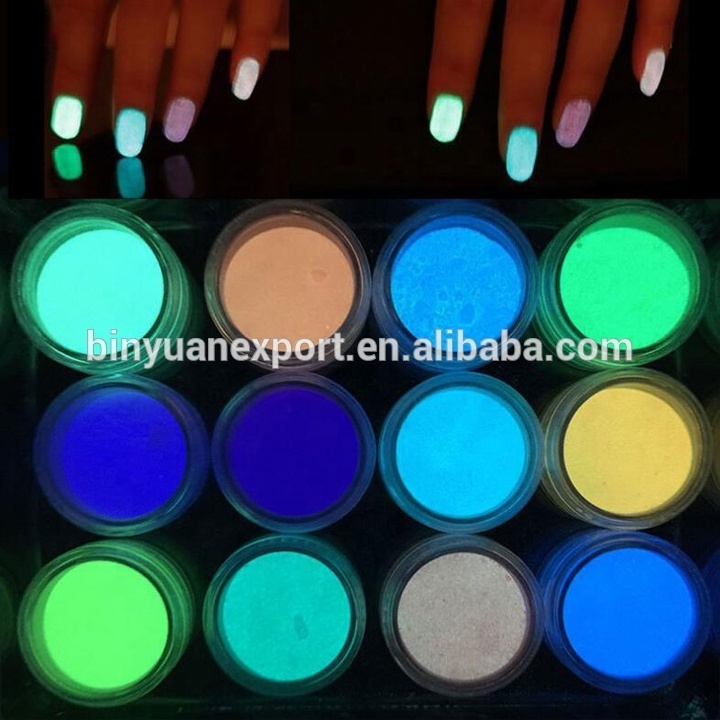 BIN Bulk Acrylic Nails Glow In the Dark Acrylic Powder for designing or builder