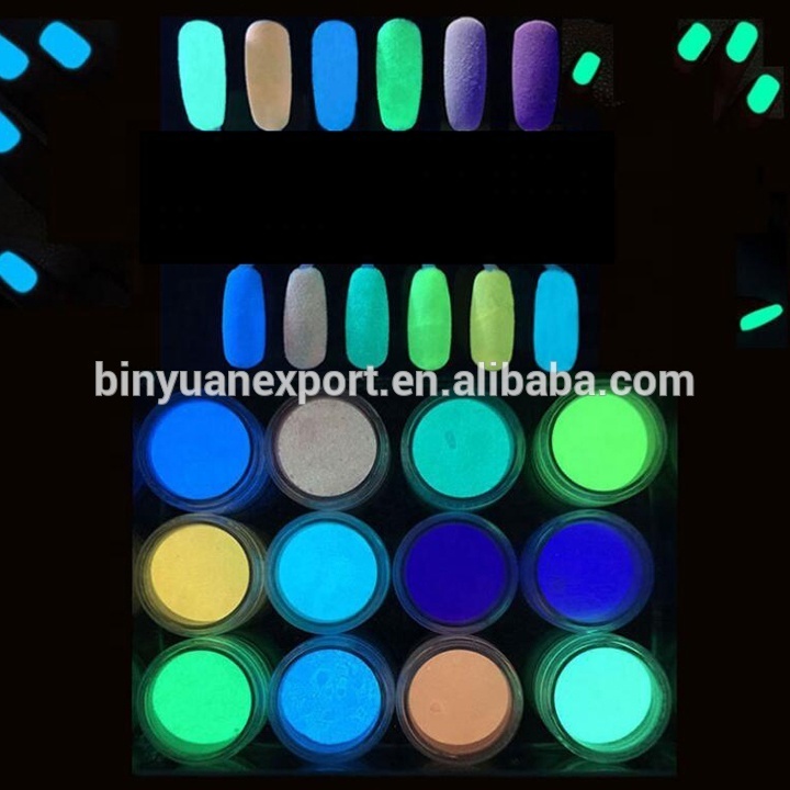 BIN Bulk Acrylic Nails Glow In the Dark Acrylic Powder for designing or builder