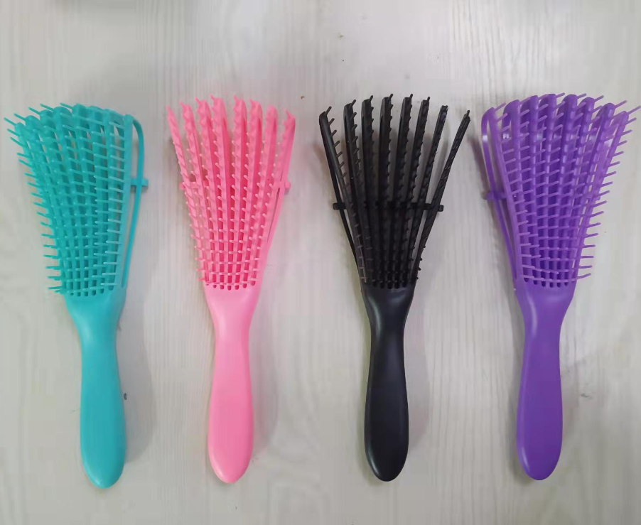 BIN Wholesale Octopus Hairdressing Comb Massage Hair Comb Anti-static Hair Straightener Comb