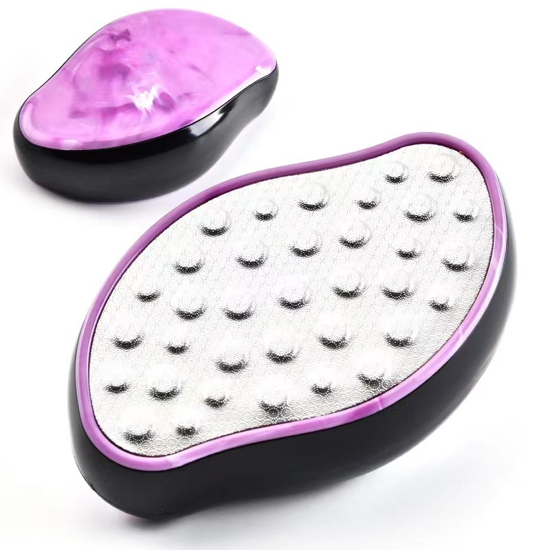 BIN high quality Smooth Portable Crystal Glass Foot Grinder Pedicure Rasp Foot File For Cracked Heels Callus And Dead Skin