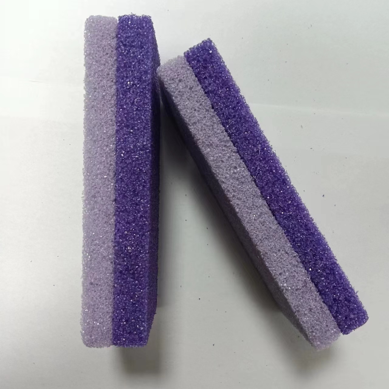 BIN 1600 Pcs/Case Disposable Pedicure Callus Remove Purple Mini Pumice Stone Bar For Feet