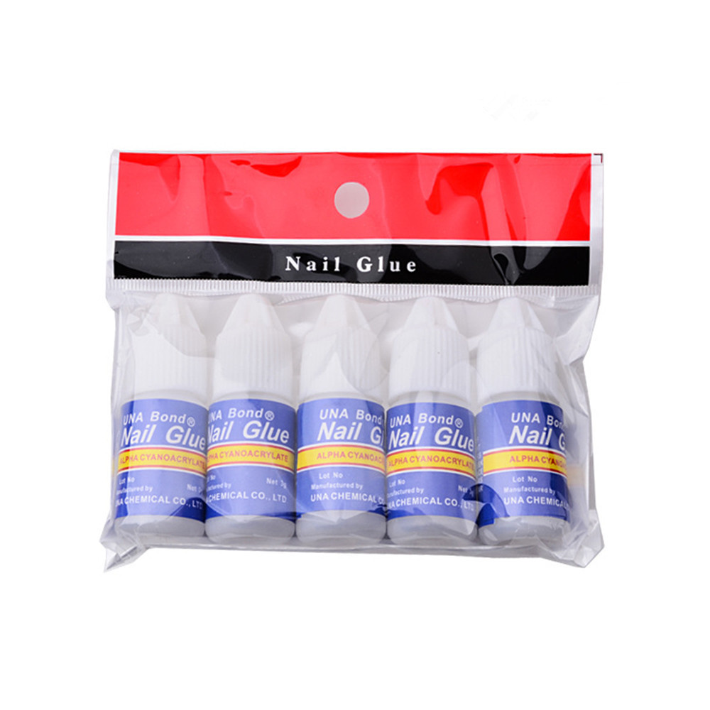 BIN Wholesale Nail Glue 2.5G 3G For Press On Adhesives Nail Art Decoration False Tips Glue