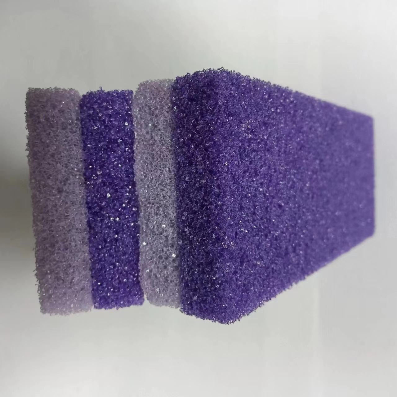 BIN 1600 Pcs/Case Disposable Pedicure Callus Remove Purple Mini Pumice Stone Bar For Feet