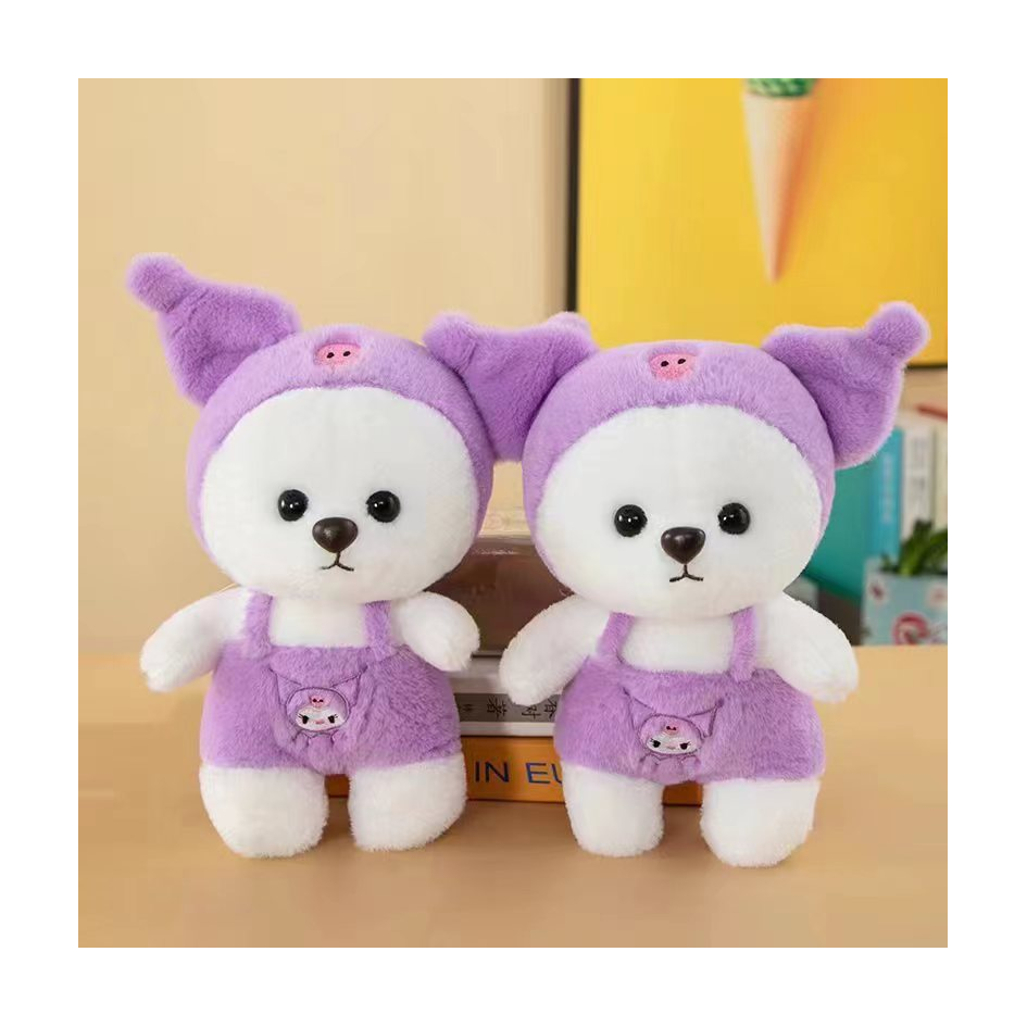 hot sale Custom Plush Bear Stuffed Toy claw machine 25cm cat washable kawaii plush toys