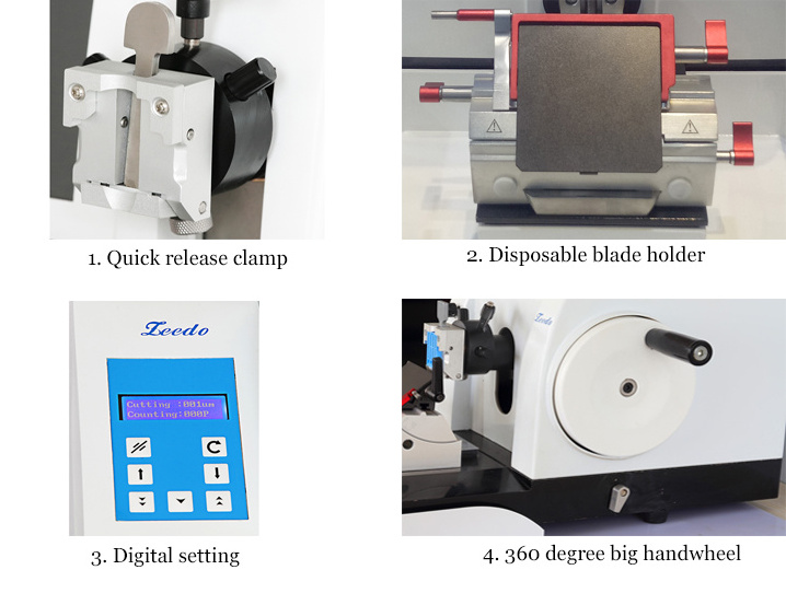 Hisure  HS3315 Semi Automatic Rotary Microtome Histology  Analyzer Pathology Medical Laboratory  Equipment