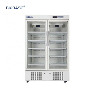 BIOBASE China Laboratory refrigerator medical Double Door Capacity 2~8 degrees Celsius Refrigerator