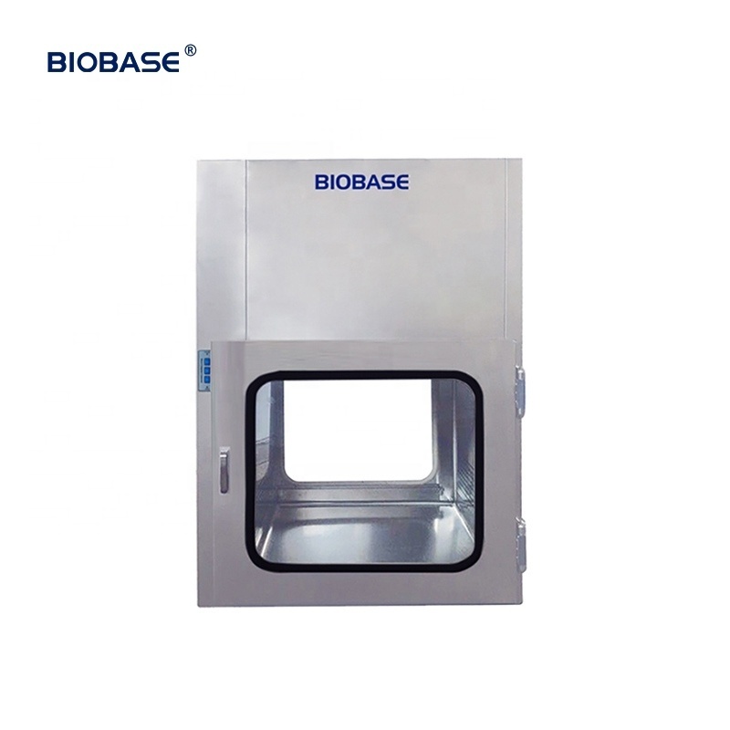 BIOBASE China Clean Room Pass Box Cleanroom Pass Through/Box Chamber Built-in Door Stainless Steel 304 Dynamic Pass Box For lab