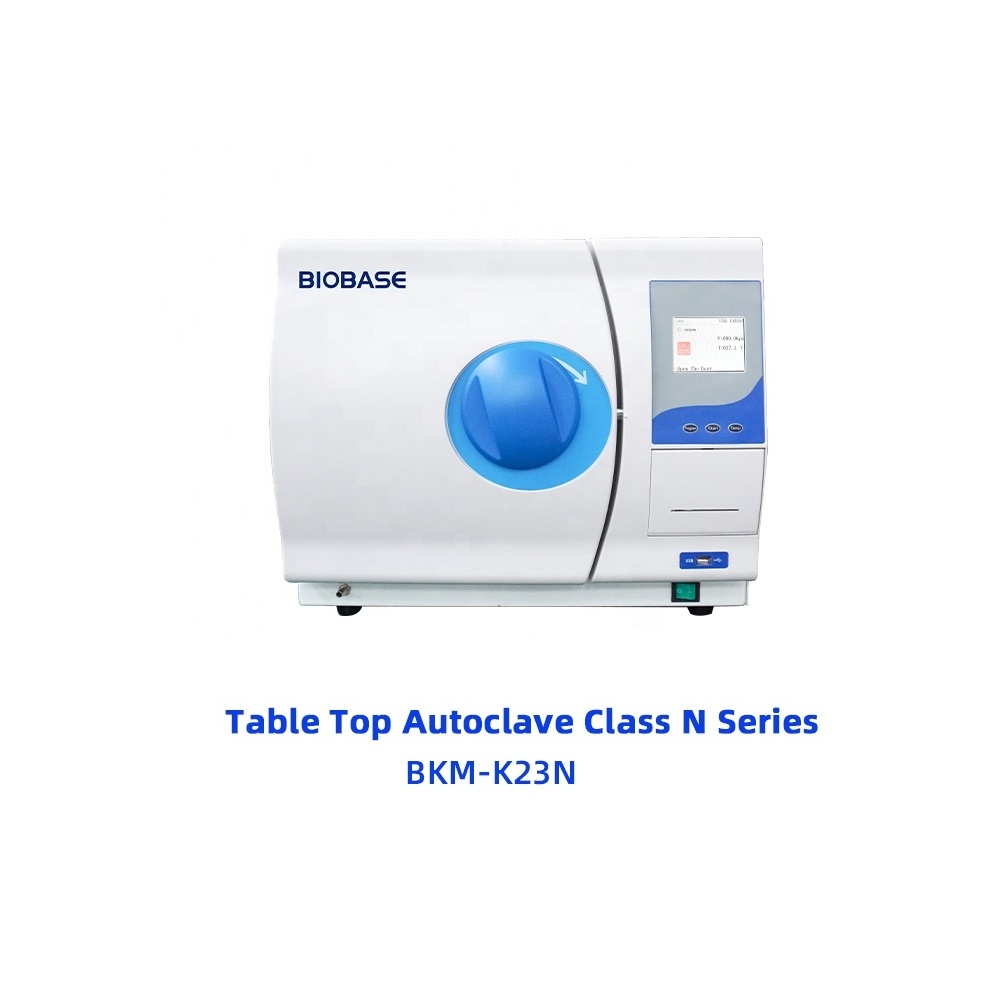 BIOBASE Table Top Autoclave Class N 24L Pressure Steam Horizontal Dental Autoclave Sterilizer