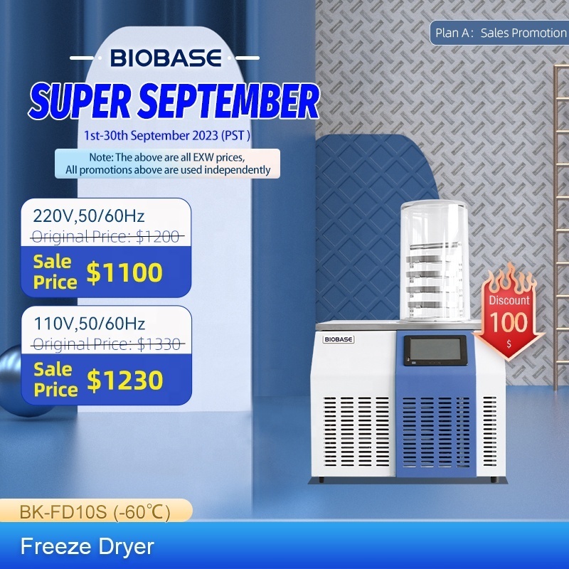 BIOBASE Tabletop Freeze Dryer price machine mini lyophilizer small Freeze Dryer for lab