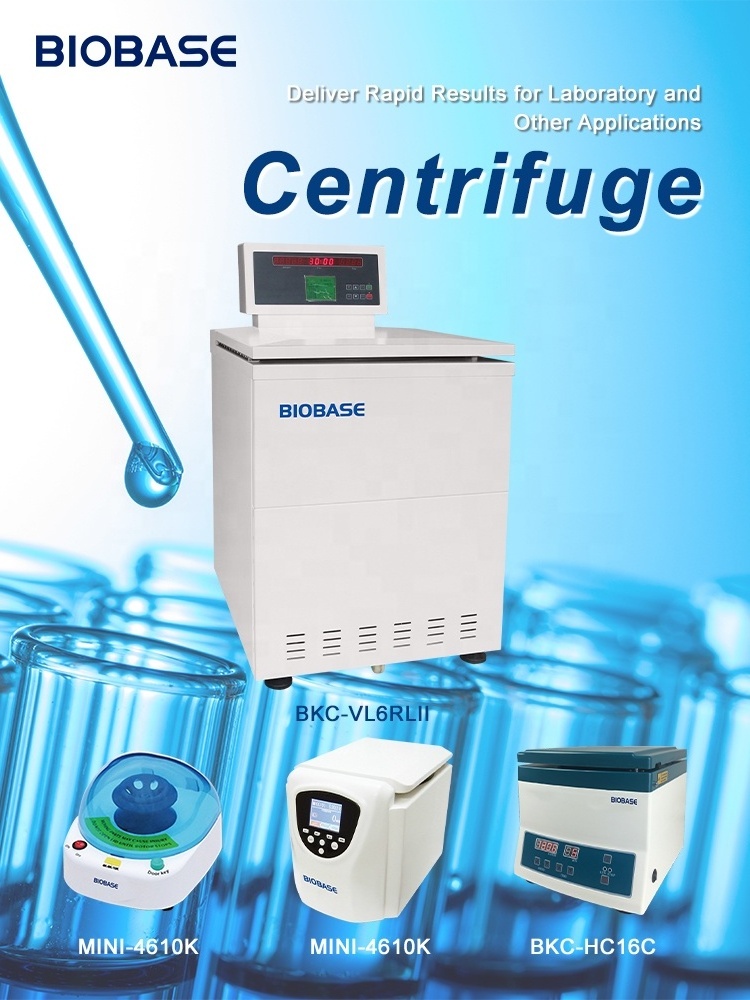 BIOBASE Low Speed Refrigerated Centrifuge Continuous Flow Machine Centrifuge