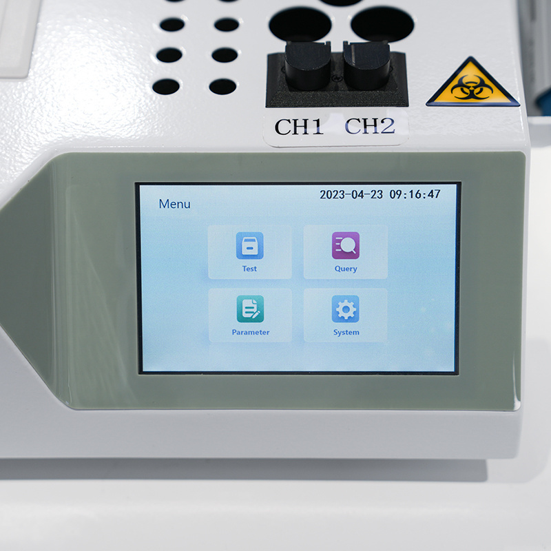 Biobase Double Channel Coagulometer Medical Blood Coagulation Analyzer