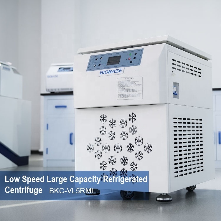 BIOBASE Centrifuge BKC-VL5RML 5000rpm  Low Speed Large Capacity Refrigerated Centrifuge for Lab