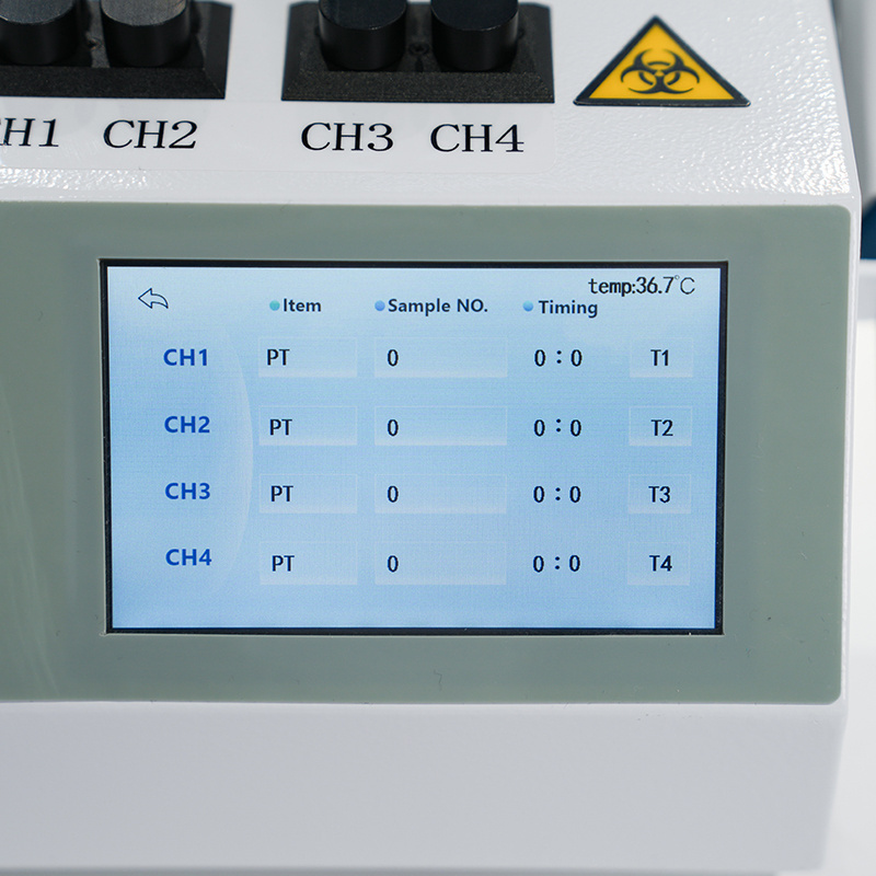 BIOBASE China blood coagulation analyzer BK-CA04 coagulation analyzer machine coagulometer price