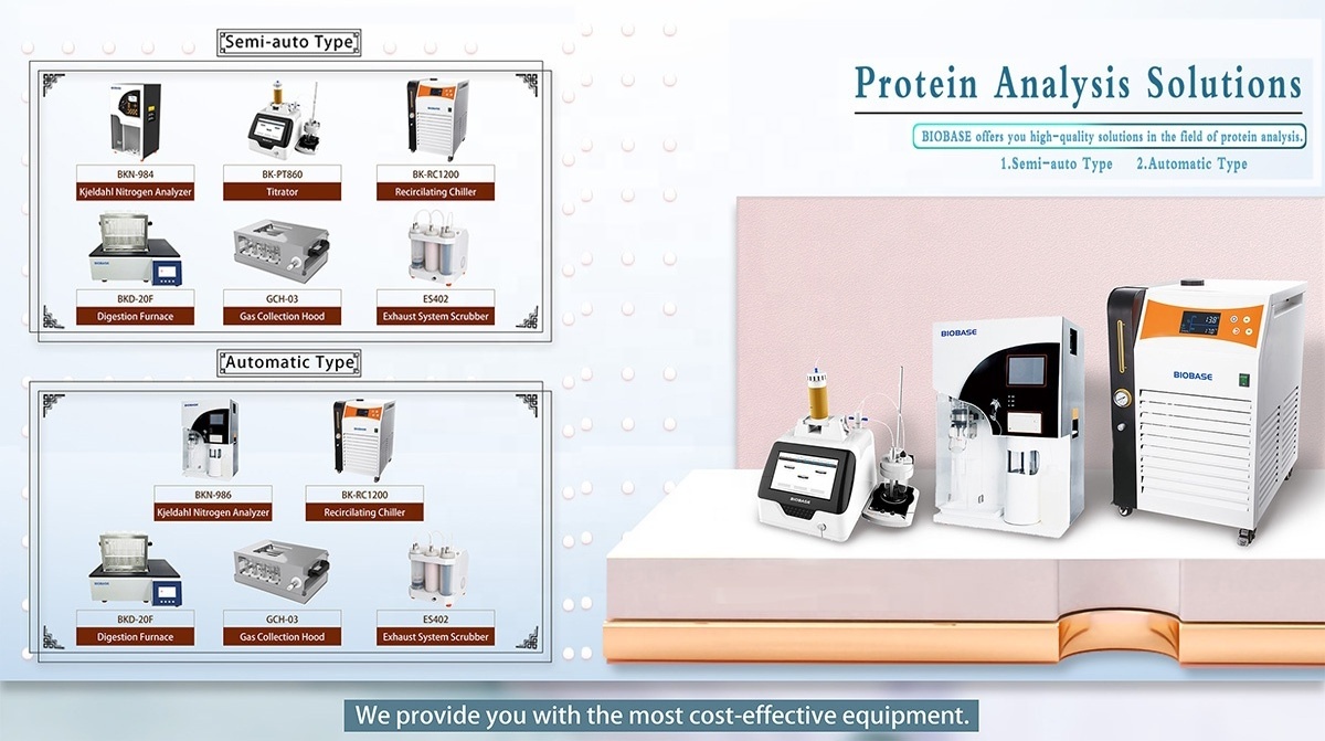 Kjeldahl Nitrogen Analyzer AKN-01 protein analyzer Crude protein analyzer Analizador de nitrogeno Kjeldahl