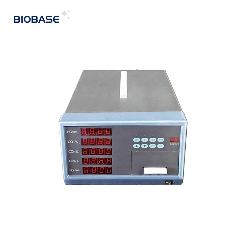 Biobase China supply vehicle emission testing machine 5 gases Automobile  exhaust analyzer