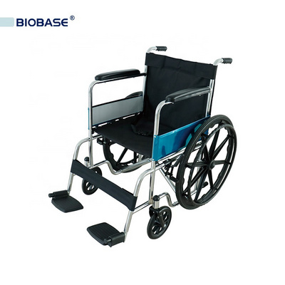 BIOBASE Manual Wheelchair lightweight portable folding wheel chair for the elderly or disabled