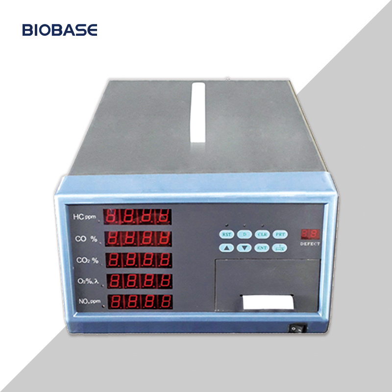 BIOBASE CHINA supply vehicle emission testing machine 5 gases Automobile automotive exhaust gas analyzer