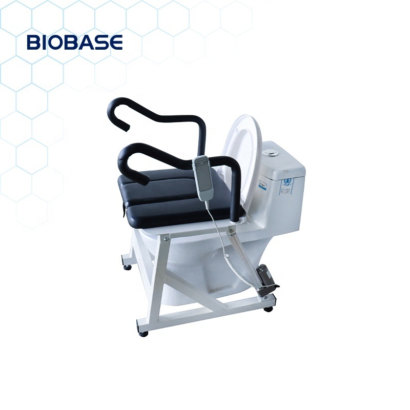 BIOBASE MFSJY-01 Electric Elderly Toilet Chair Mobile Electric Toilet Auxiliary Lift Chair with Armrest