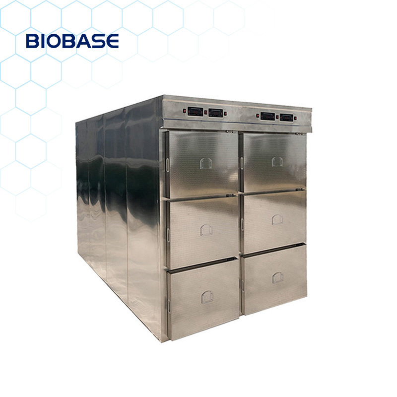 Biobase China BK-XG3 Corpse Refrigerator 3 Chamber Ultra Low Temperature Freezer mortuary refrigerator for hospital