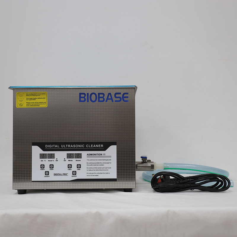 BIOBASE CHINA ultrasonic cleaning machine ultra sonic cleaner Time and temperature real-time display ultrasonic cleaner for lab