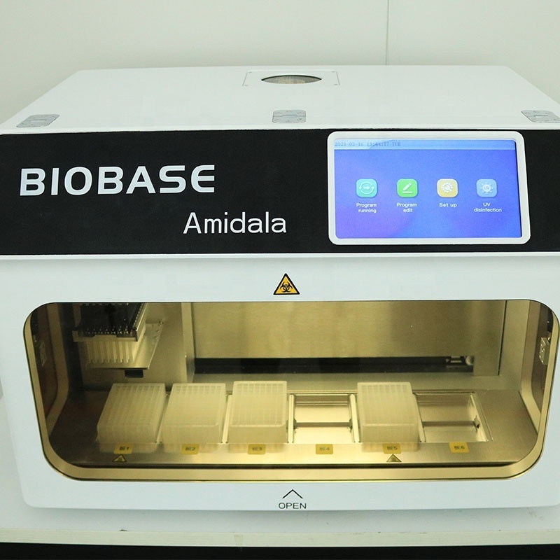 Biobase Nucleic Acid Extractor Fully Automated 96 well Purification Reagents Nucleic Acid Extraction System