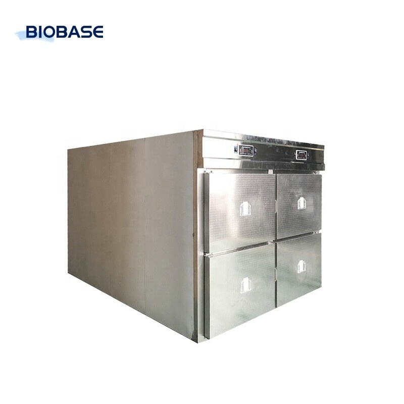 BIOBASE Hospital Stainless Steel Mortuary Freezer 6 Bodies Corpses Morgue Refrigerator Cabinet