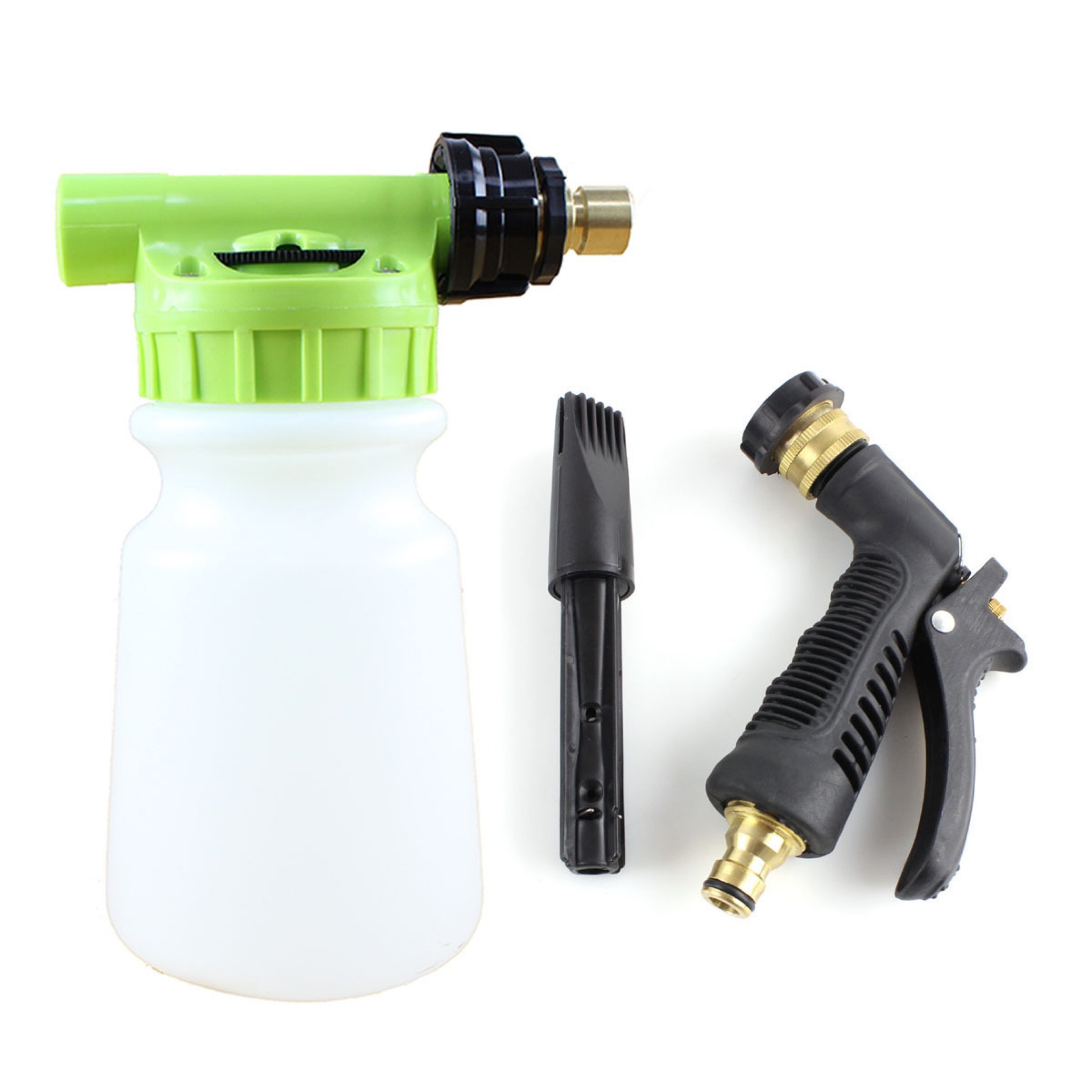 Foam Gun, Car Wash Foam Sprayer Soap Foam Blaster, Adjustable Ratio Dial Foam Cannon for Cleaning with Quick Connector