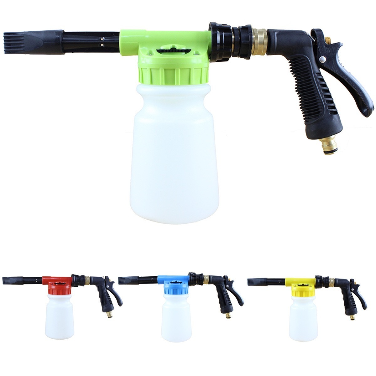 Foam Gun, Car Wash Foam Sprayer Soap Foam Blaster, Adjustable Ratio Dial Foam Cannon for Cleaning with Quick Connector